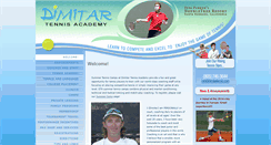 Desktop Screenshot of dimitartennis.com
